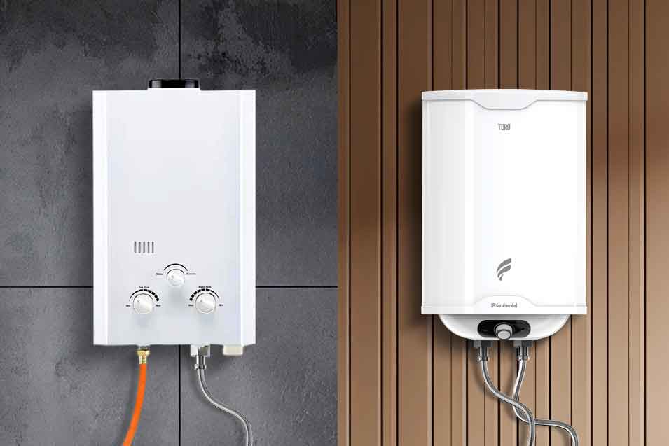 Prices of Gas and Electric Geysers