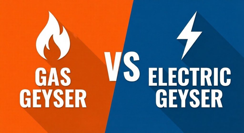 Gas Vs Electric Geyser