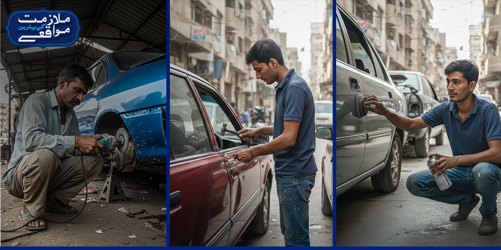 Car Denting and painting lahore