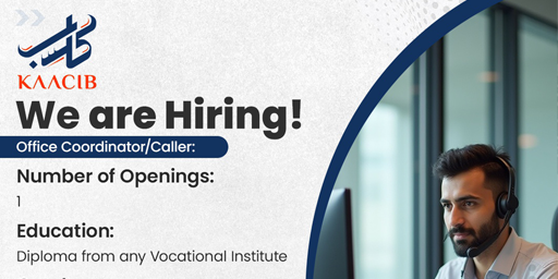 Office coordinator-caller Jobs banner