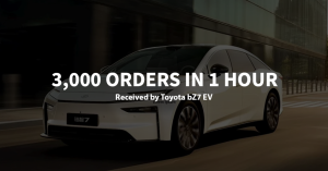 Toyota bZ7 EV Gets 3,000 Orders in 1 Hour