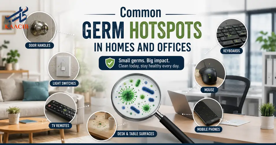 Common Germ Hotspots in Homes and Offices