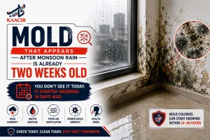 Mold That Appears After Monsoon Rain Is Already Two Weeks Old